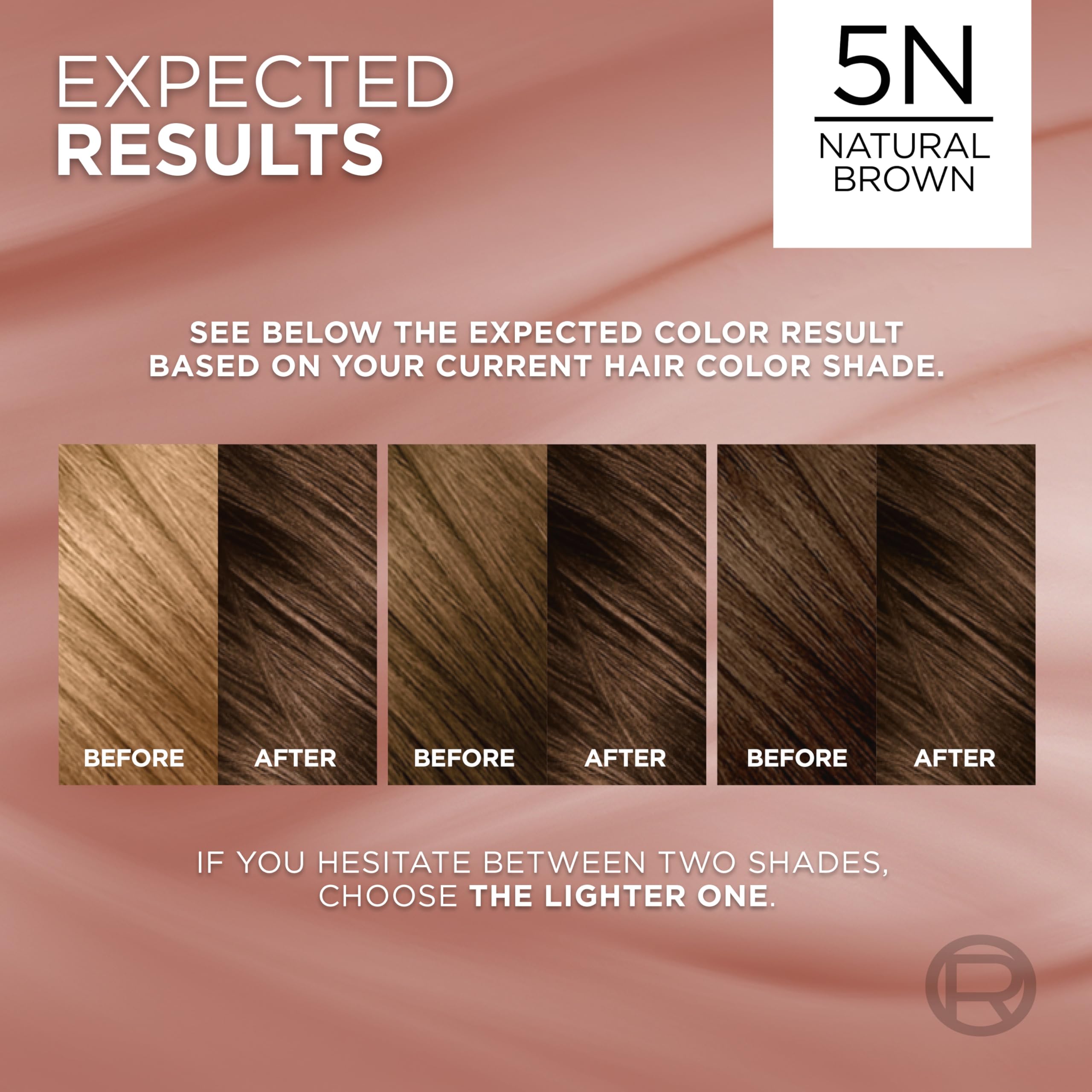 L’Oreal Paris Excellence Universal Nudes Permanent Hair Color, Ammonia Free Hair Dye for Gray Hair Coverage, 5N Natural Brown, 1 Hair Dye Kit